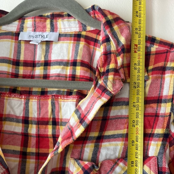 large button up collared bundle 100% cotton soft flannel crepe - Picture 6 of 16